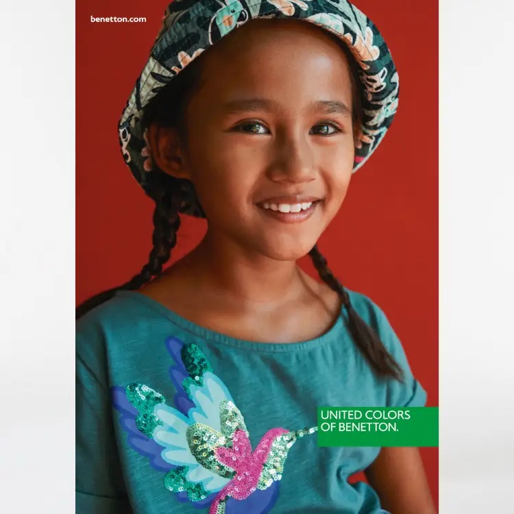 Zazi, Indonesian model for Benetton