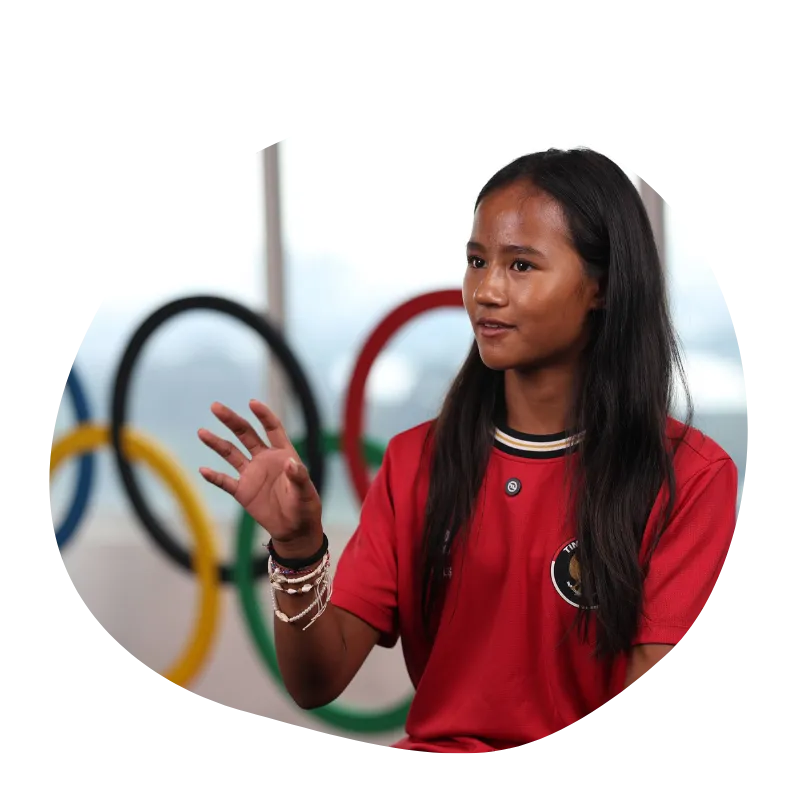 Indonesian Athlete - ZAZI Landman headshot interview